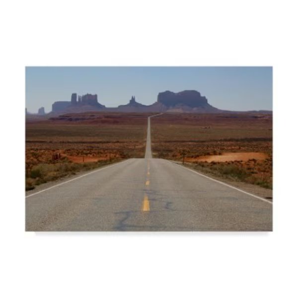 American School 'Road To Monument Valley' Canvas Art, 30x47, Trademark Fine Art, Mfr#: BL02474-C3047GG